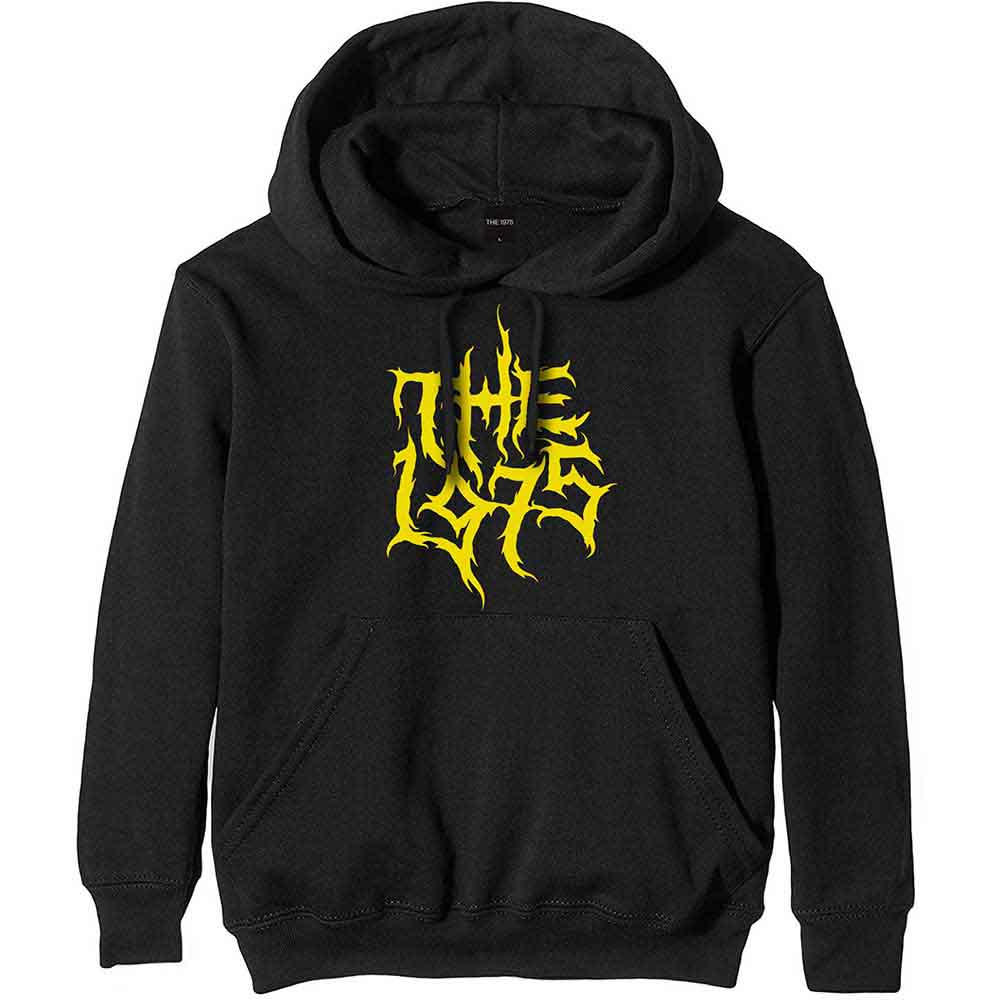 The 1975 - Gold Logo - Sweatshirt Black