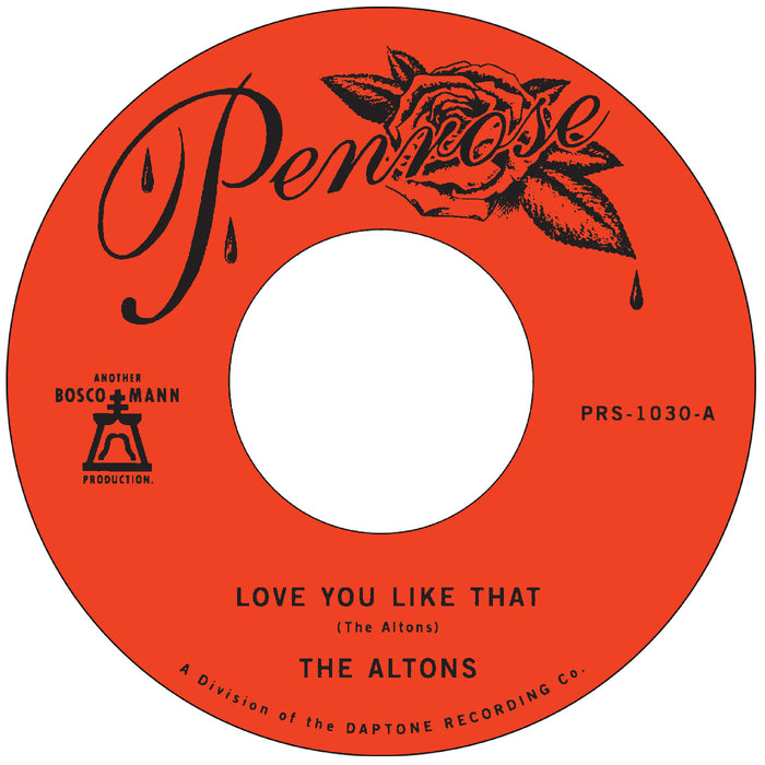 The Altons - Love You Like That B/W I Try I Try - Vinyl