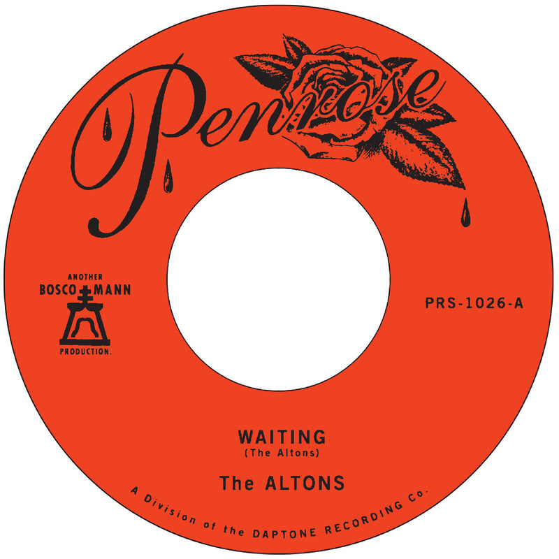 The Altons - "Waiting" B/W "Teach Me To Forget You" - Vinyl
