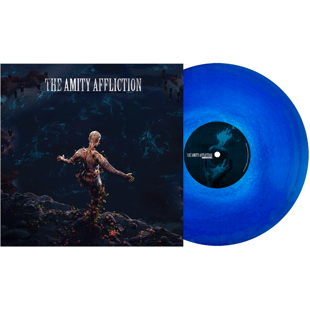 The Amity Affliction - Let The Ocean Take Me (Redux) (Indie Exclusive, White in Aqua Blue in Royal Blue Colored Vinyl) - Vinyl