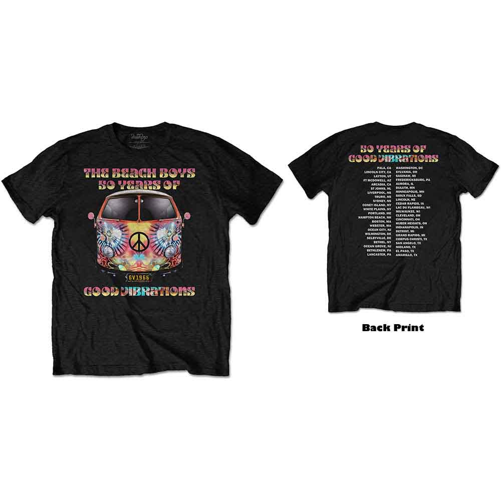 The Beach Boys - Good Vibes Tour - T-Shirt Black