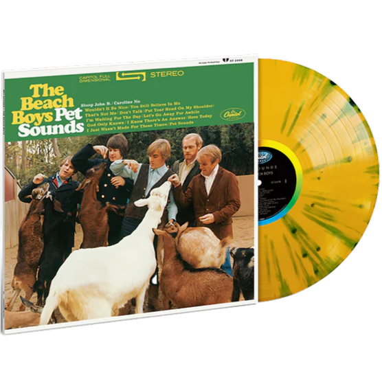 The Beach Boys - Pet Sounds (Limited Edition, Yellow & Green Splatter Colored Vinyl) - Vinyl