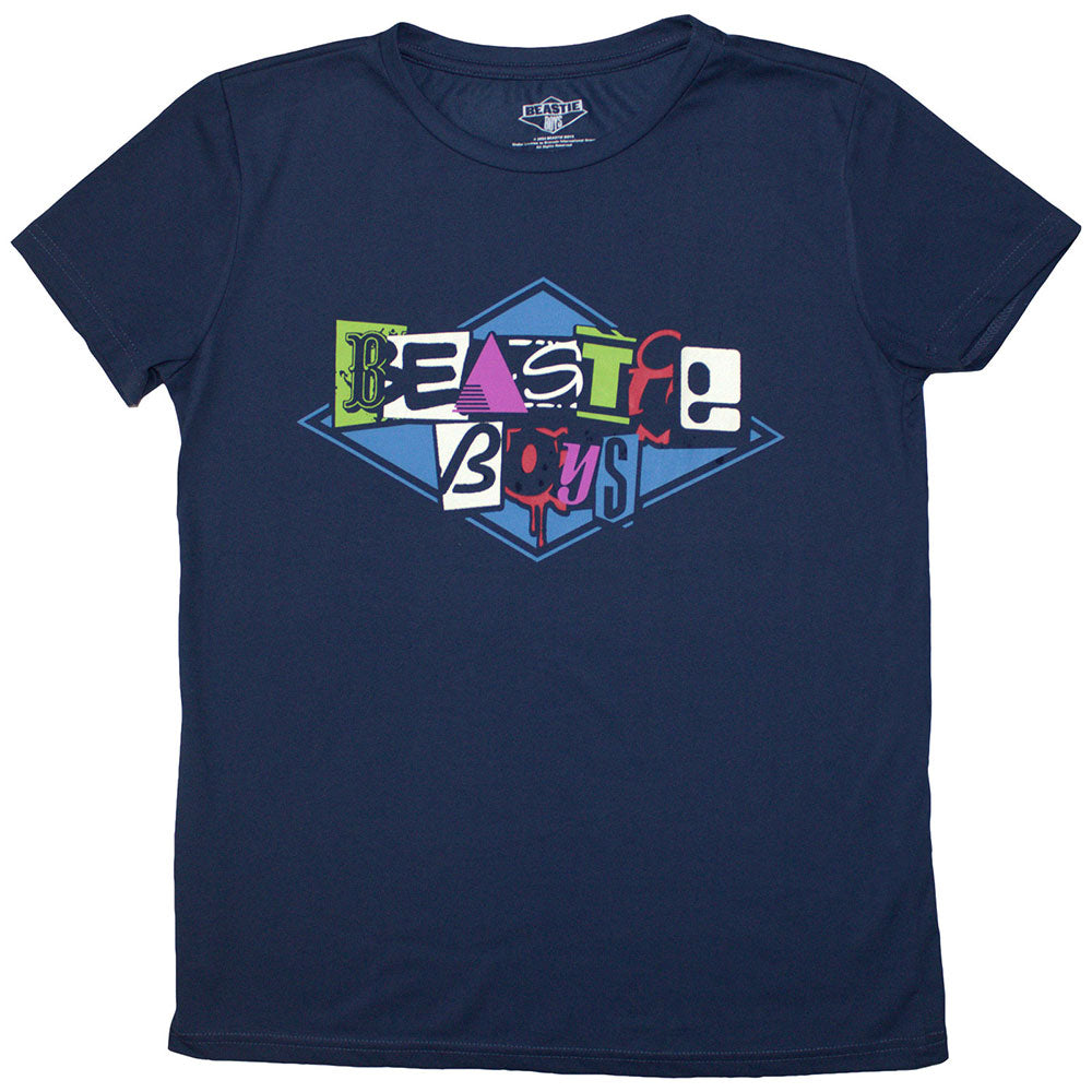 The Beastie Boys - Multicolour Logo - Blue