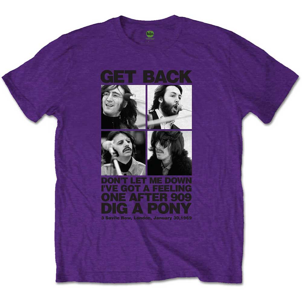 The Beatles - 3 Savile Row - T-Shirt Purple
