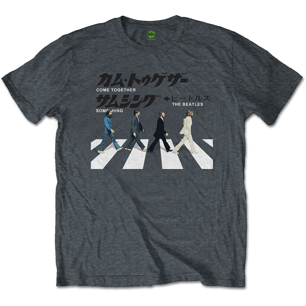 The Beatles - Abbey Road Japanese - T-Shirt Grey