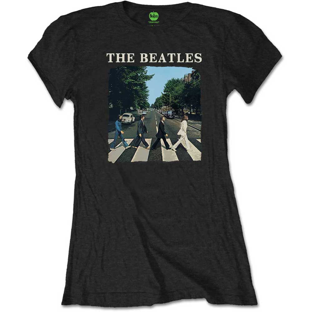 The Beatles - Abbey Road & Logo - T-Shirt Black