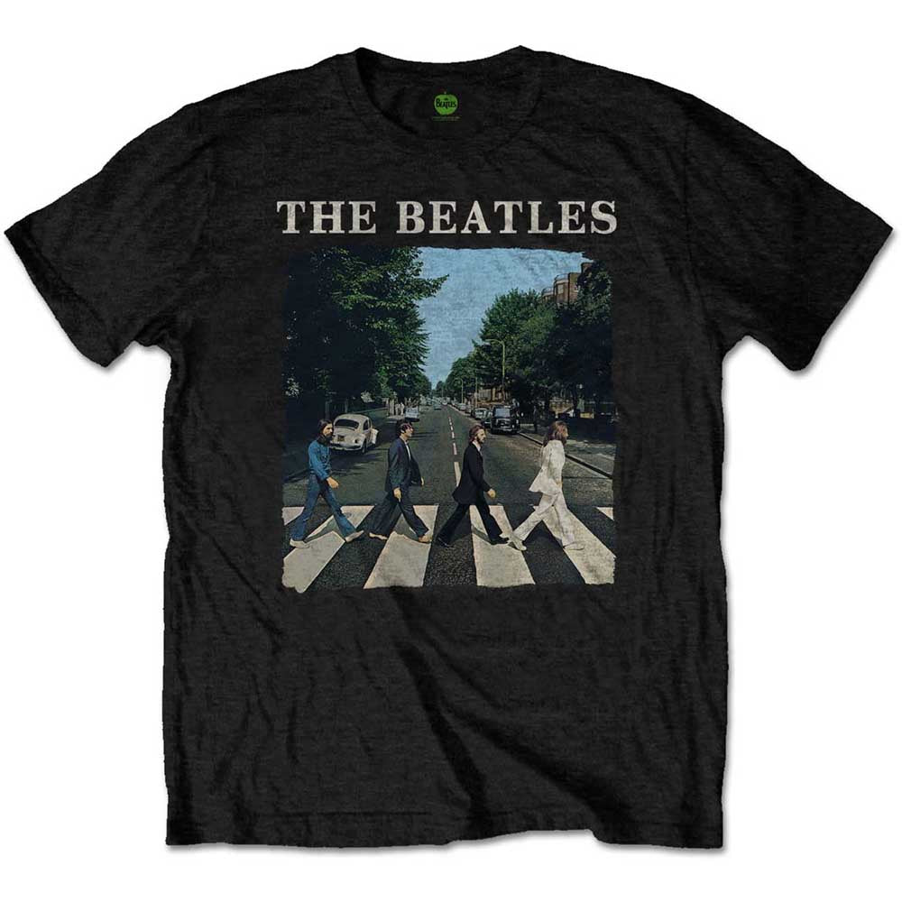 The Beatles - Abbey Road & Logo - T-Shirt Black