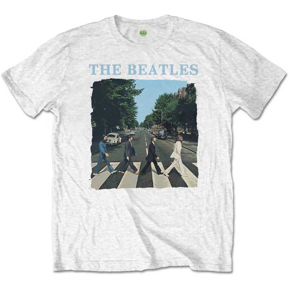 The Beatles - Abbey Road & Logo - T-Shirt White