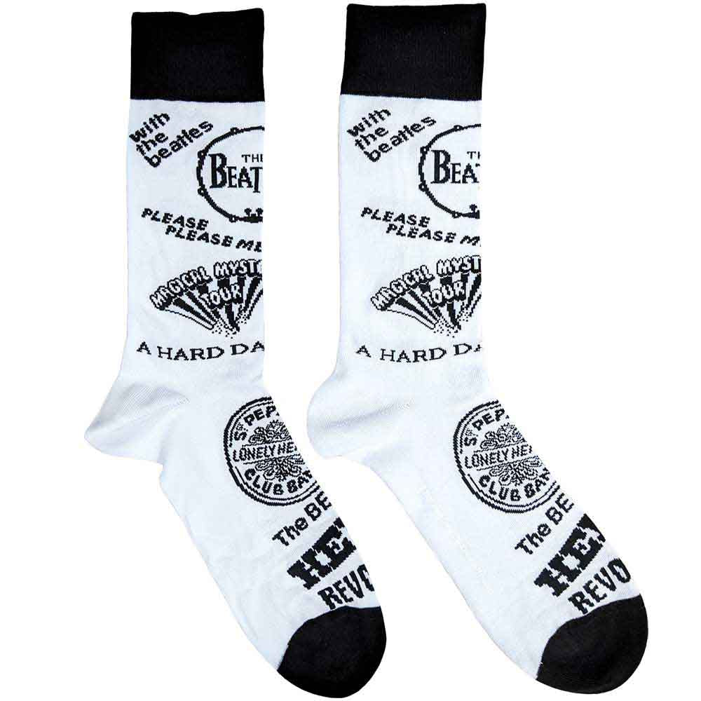 The Beatles - Albums Monochrome - Socks White