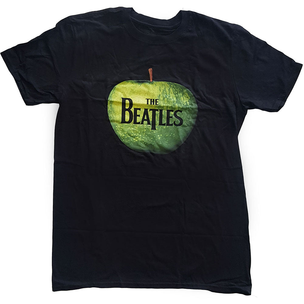 The Beatles - Apple Logo - T-Shirt Black