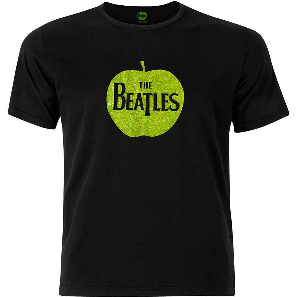 The Beatles - Apple Logo - T-Shirt Black