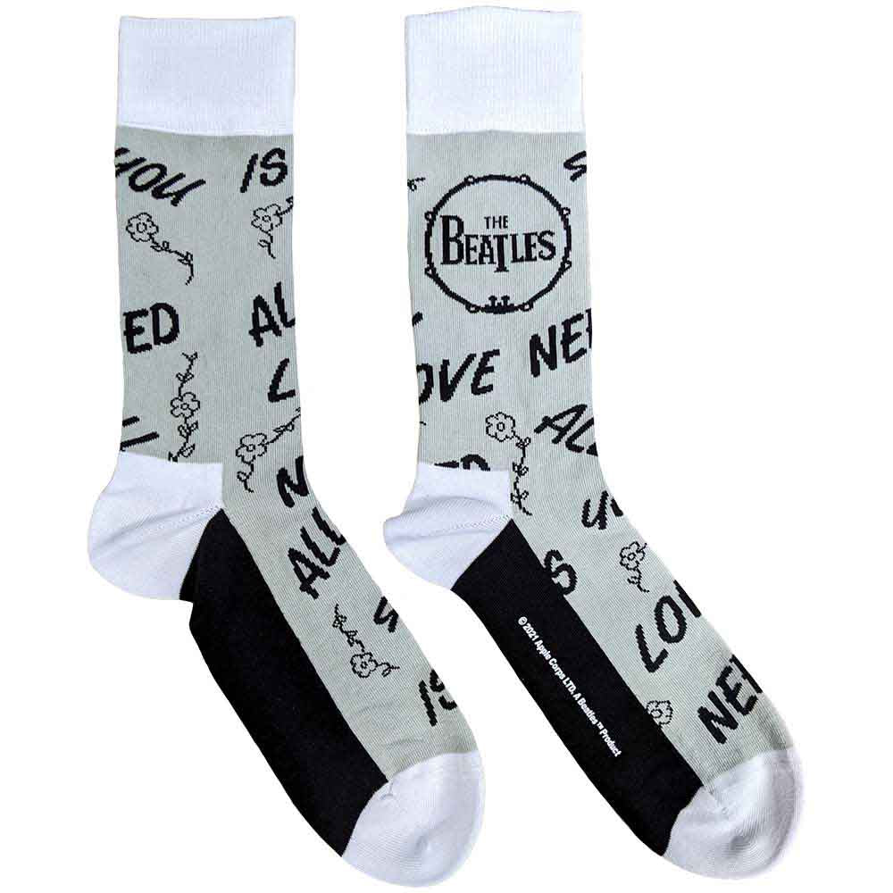 The Beatles - AYNIL & Drum - Socks Grey