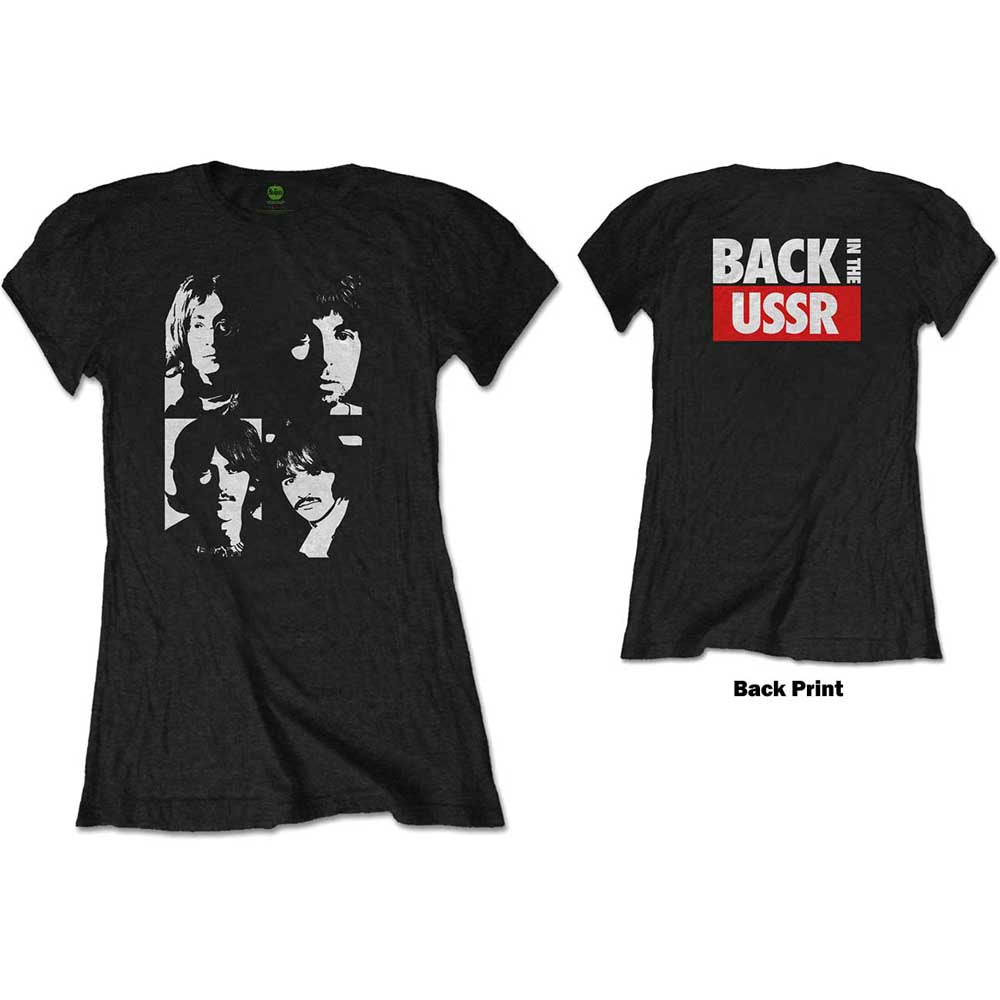 The Beatles - Back in the USSR - T-Shirt Black
