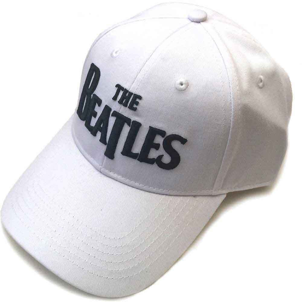 The Beatles - Black Drop T Logo - Hat White