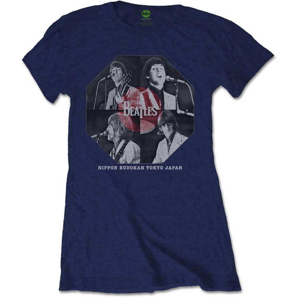 The Beatles - Budokan Octagon - T-Shirt Blue