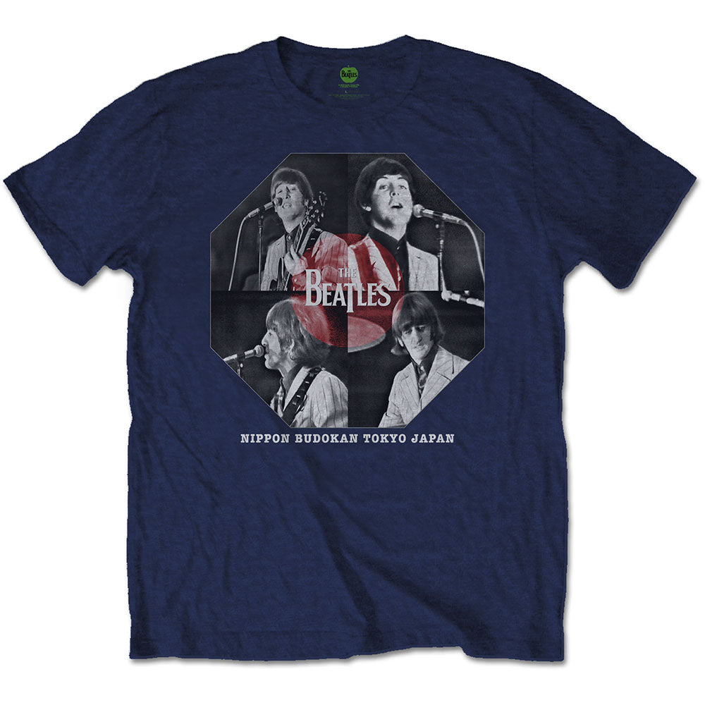 The Beatles - Budokan Octagon - T-Shirt Blue