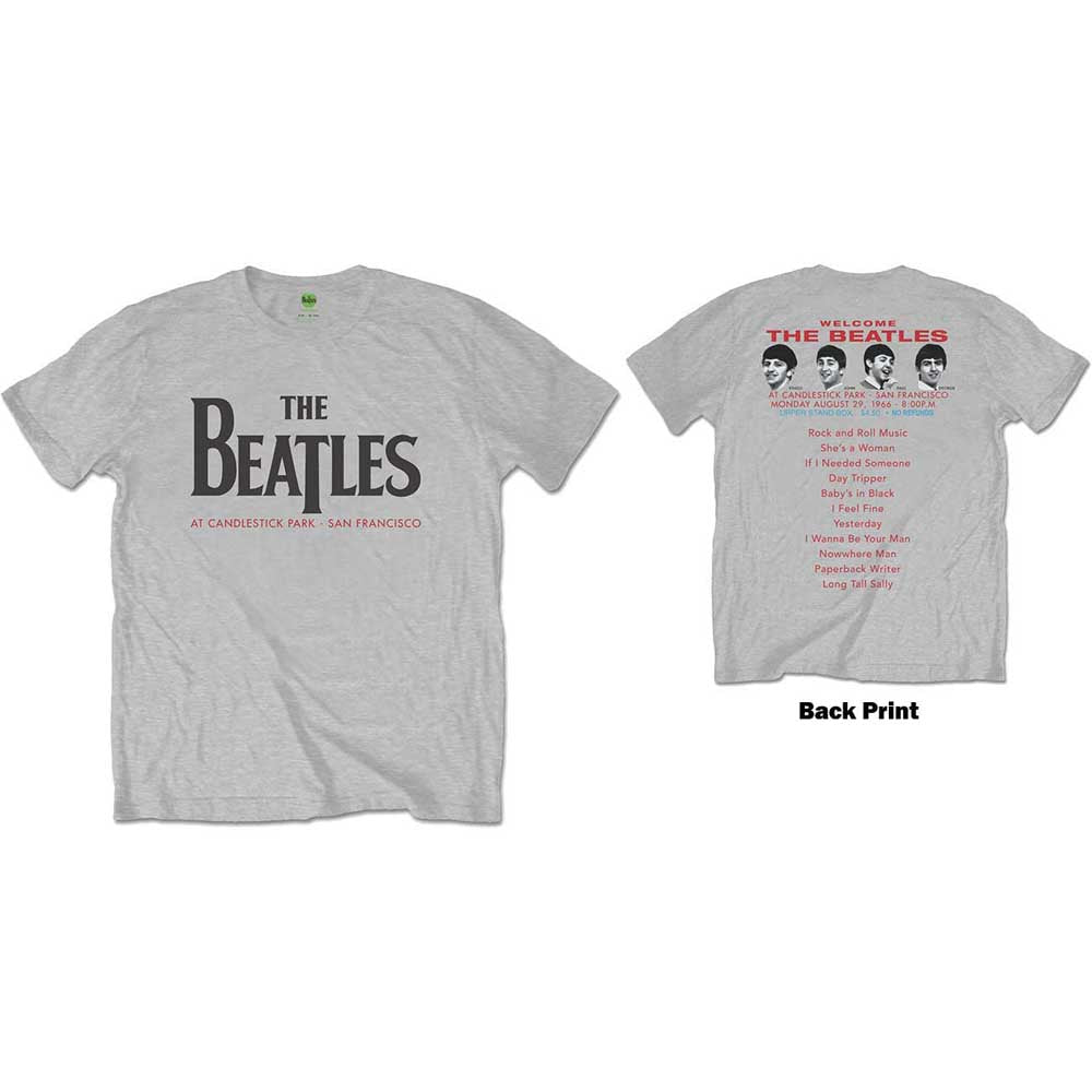 The Beatles - Candlestick Park - T-Shirt Grey
