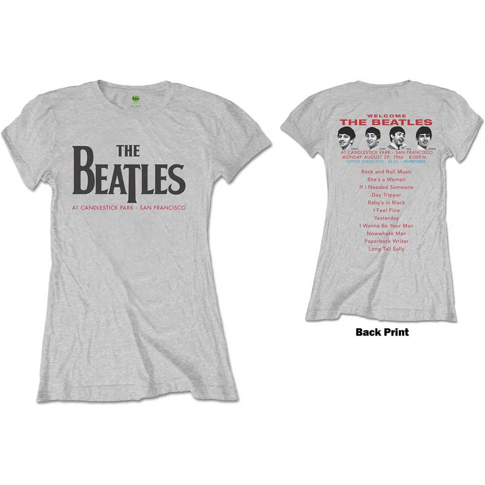 The Beatles - Candlestick Park - T-Shirt Grey
