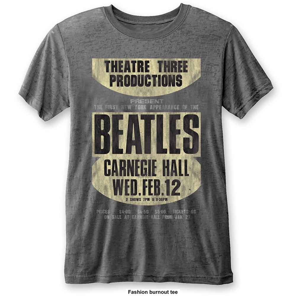 The Beatles - Carnegie Hall - T-Shirt Grey