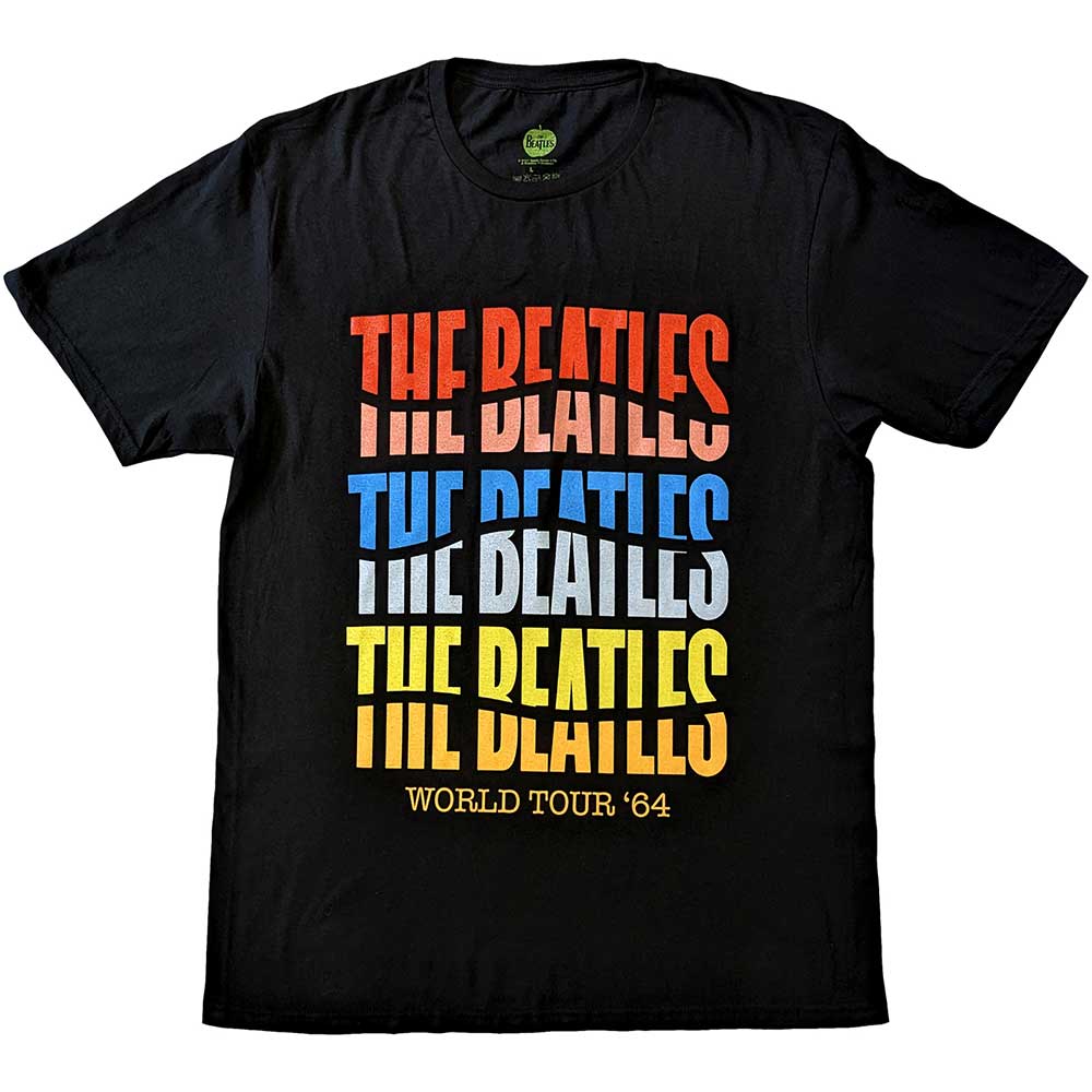 The Beatles - Colour Wave - T-Shirt Black