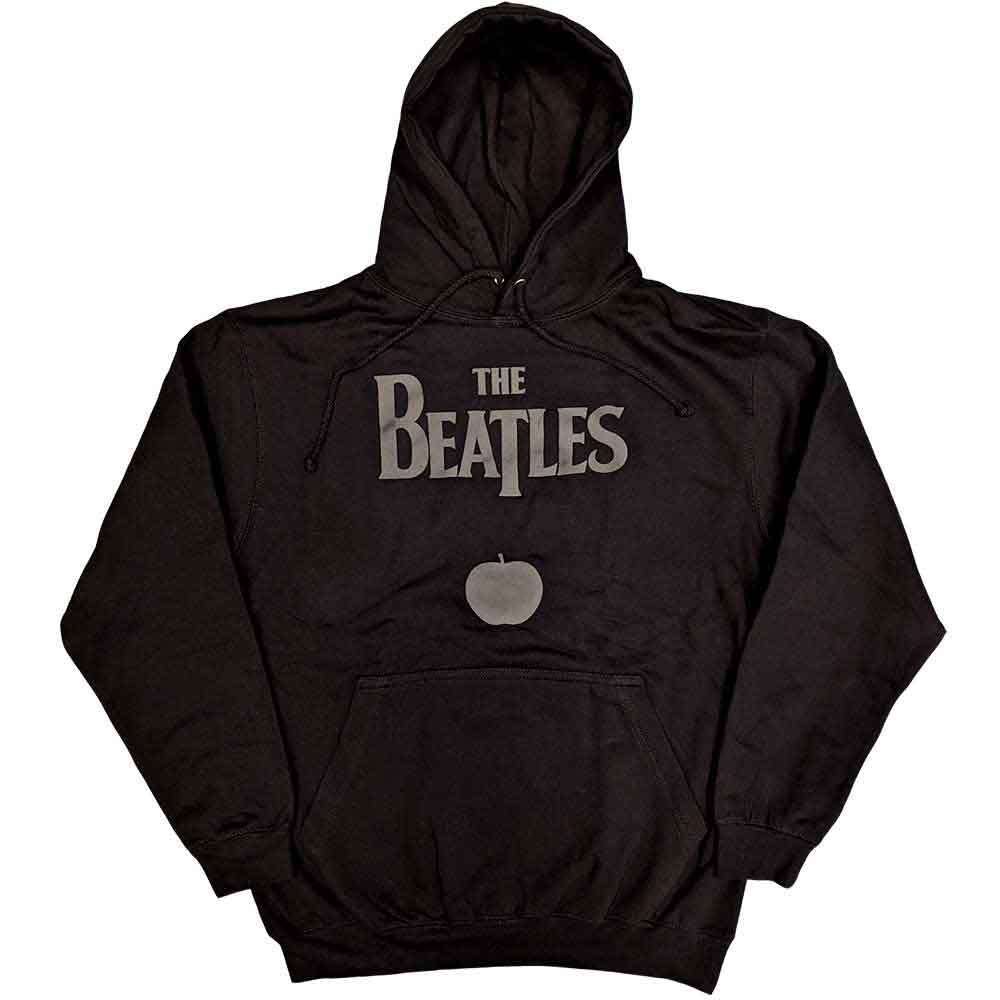 The Beatles - Drop T Logo & Apple - Sweatshirt Black