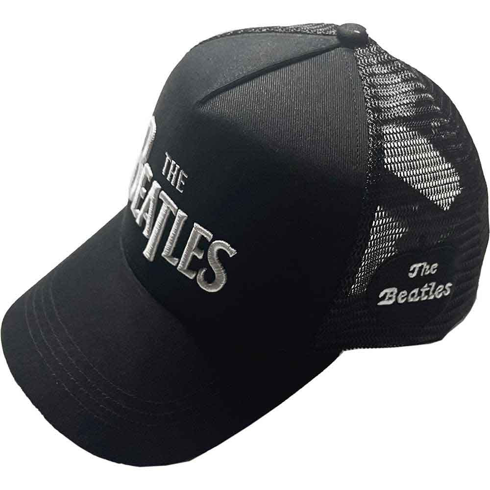 The Beatles - Drop T Logo & Apple - Hat Black