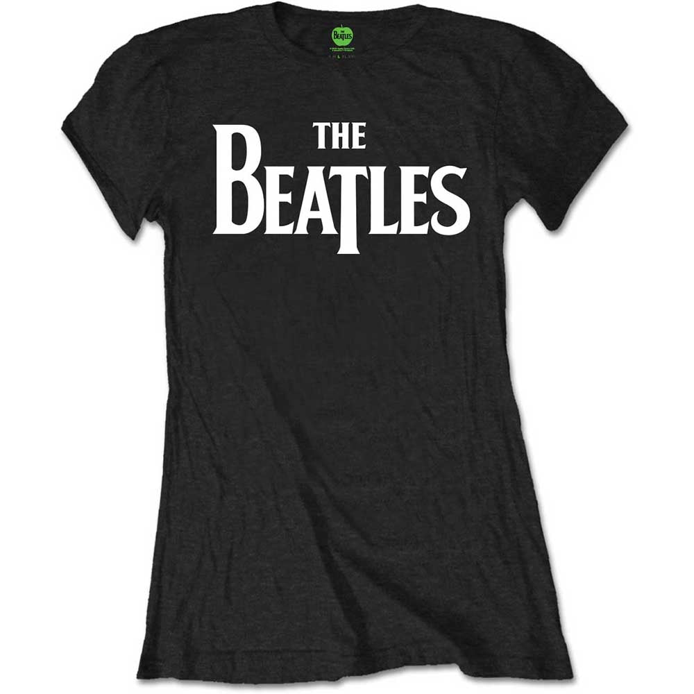 The Beatles - Drop T Logo - T-Shirt Black