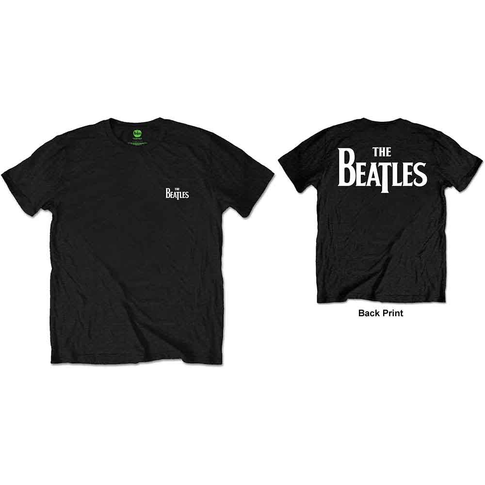 The Beatles - Drop T Logo - T-Shirt Black