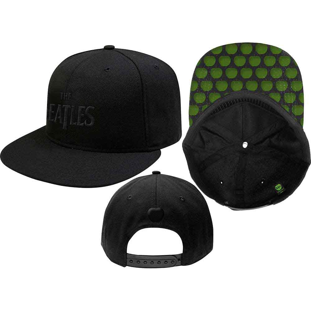 The Beatles - Drop T Logo - Hat Black