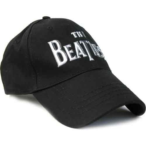 The Beatles - Drop T Logo - Hat Black
