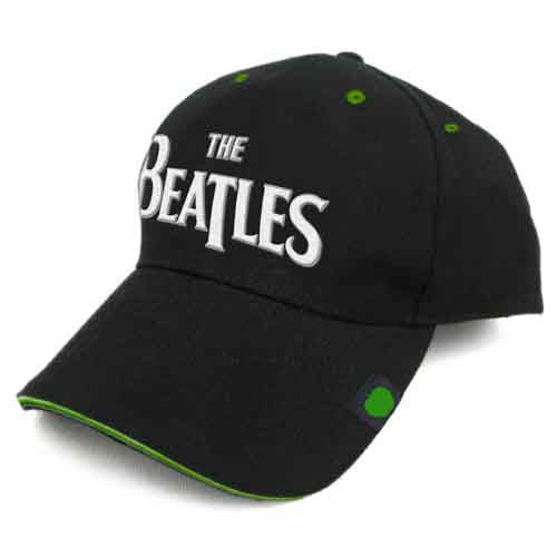 The Beatles - Drop T Logo - Hat Black