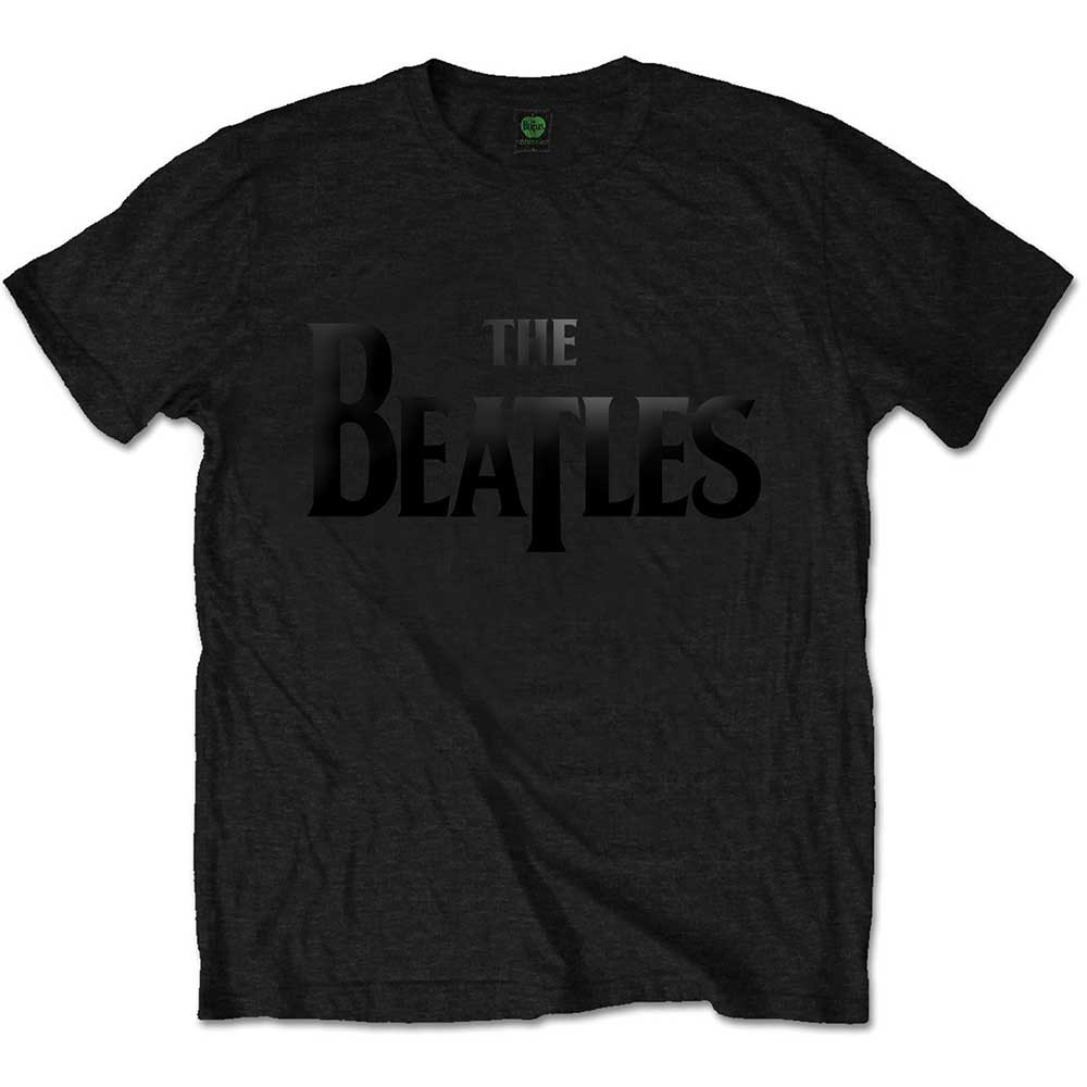The Beatles - Drop T Logo - T-Shirt Black