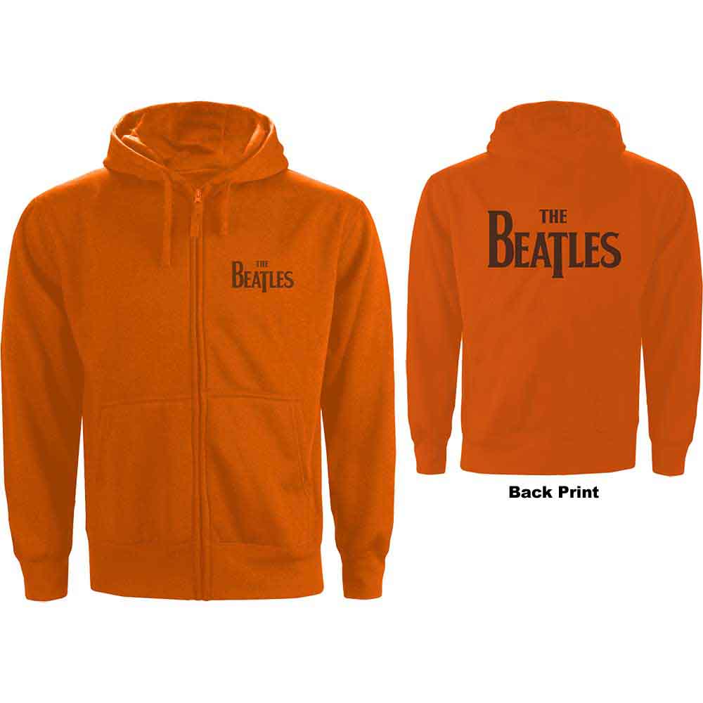 The Beatles - Drop T Logo - Sweatshirt Orange