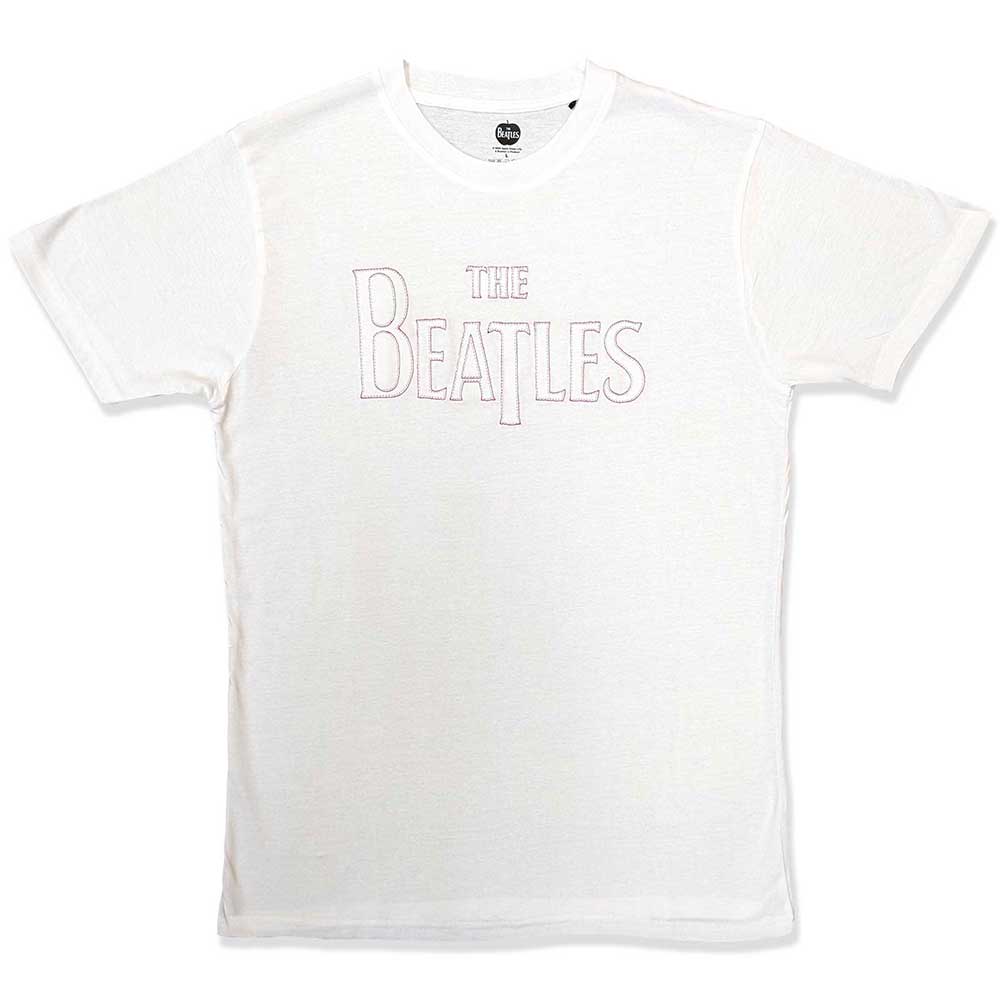 The Beatles - Drop T Logo - T-Shirt White