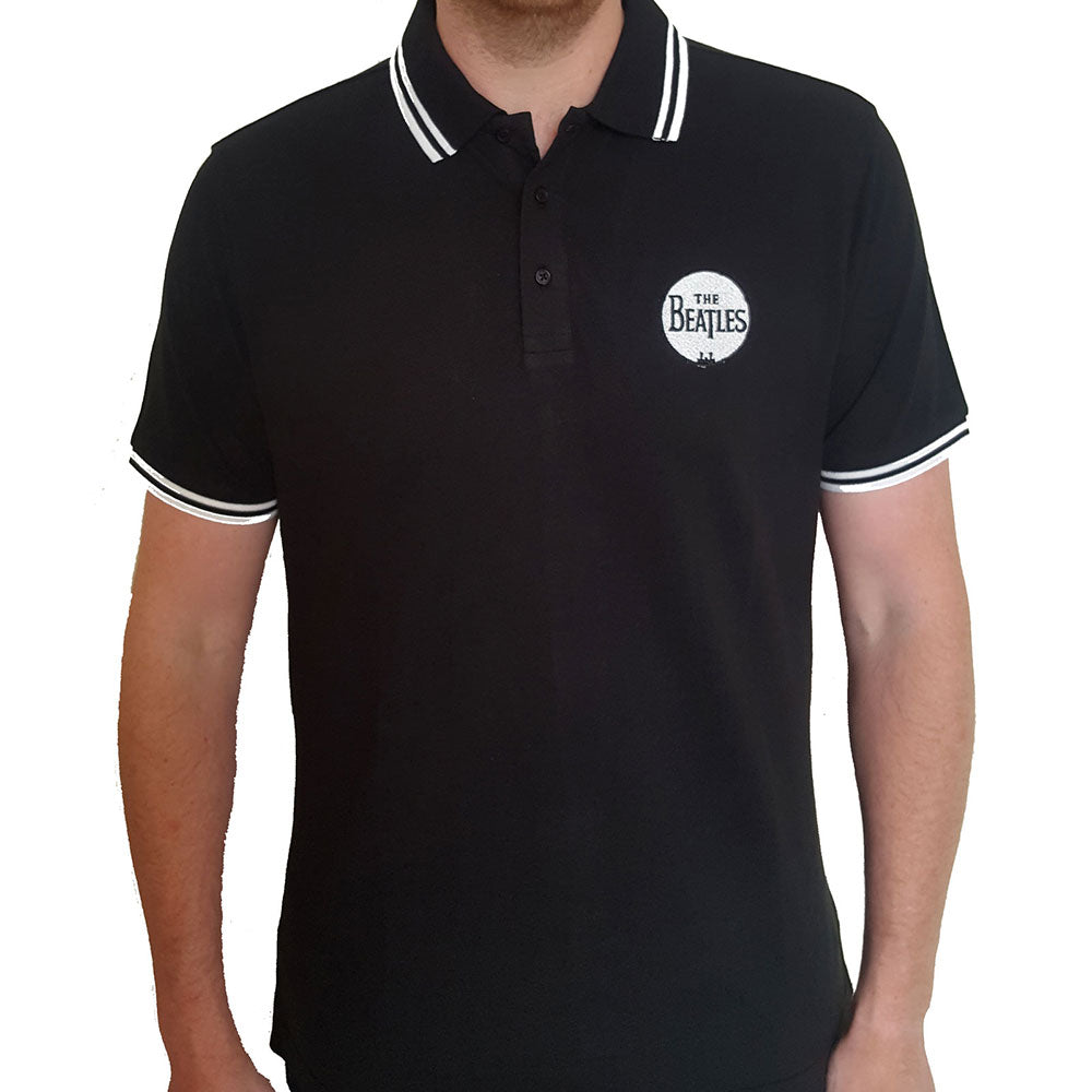 The Beatles - Drum Logo - T-Shirt Black