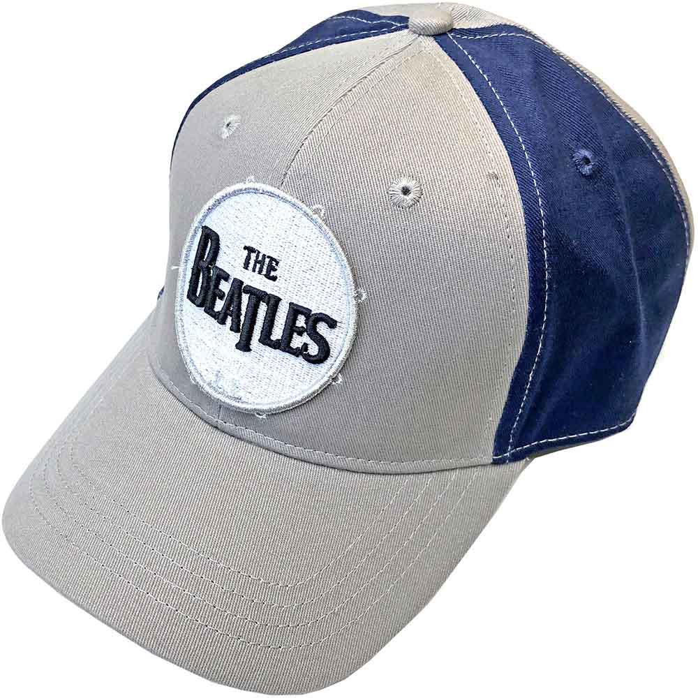 The Beatles - Drum Logo - Hat Blue, Grey