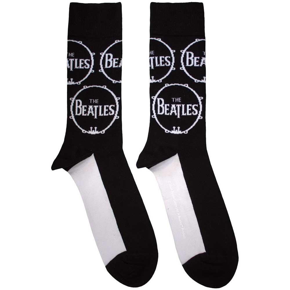 The Beatles - Drum Logo Repeat - Black