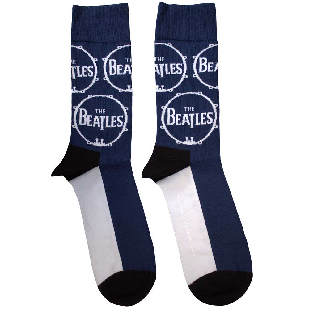 The Beatles - Drum Logo Repeat - Blue