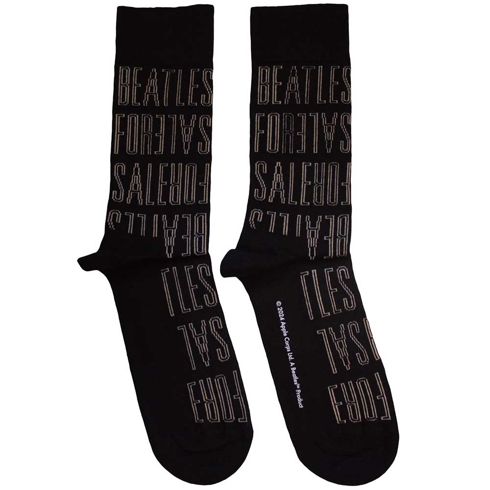 The Beatles - For Sale Text Outlines Repeat - Black