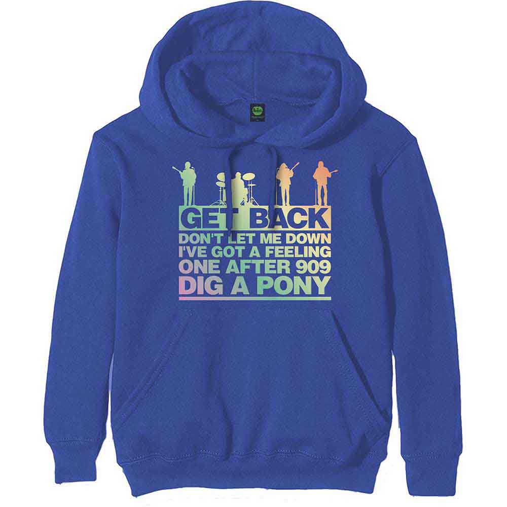 The Beatles - Get Back Gradient - Sweatshirt Blue