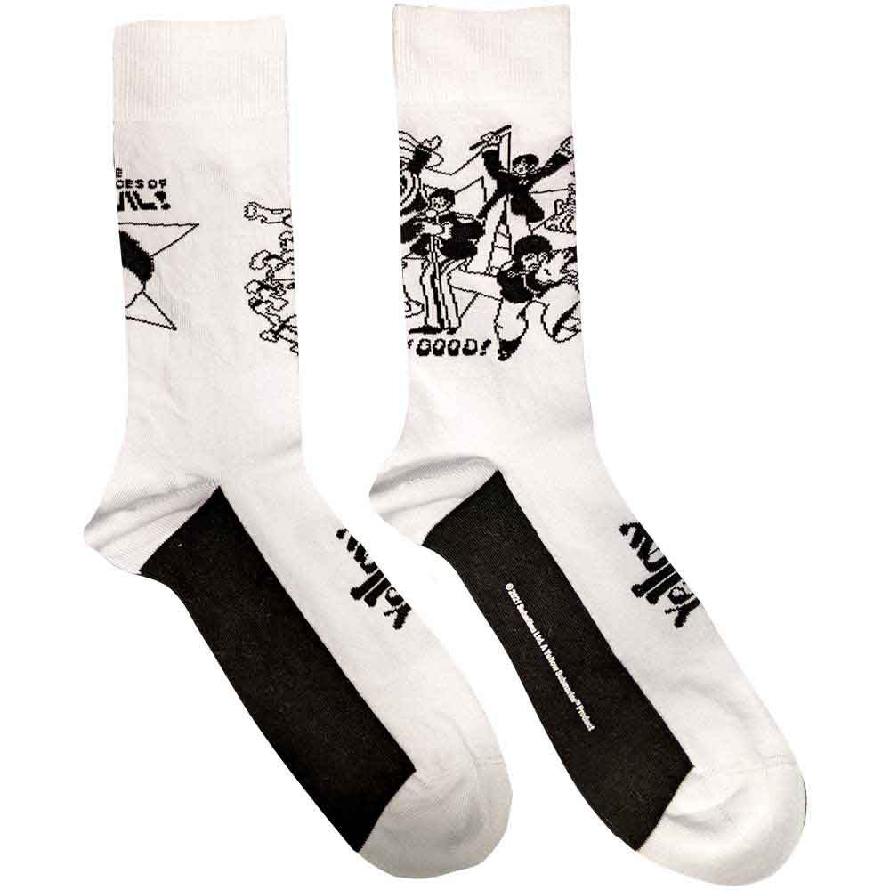 The Beatles - Good V Evil - Socks White