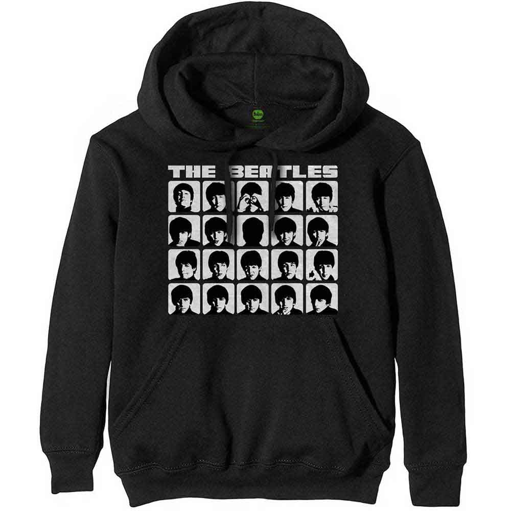 The Beatles - Hard Days Night Faces Mono - Sweatshirt Black