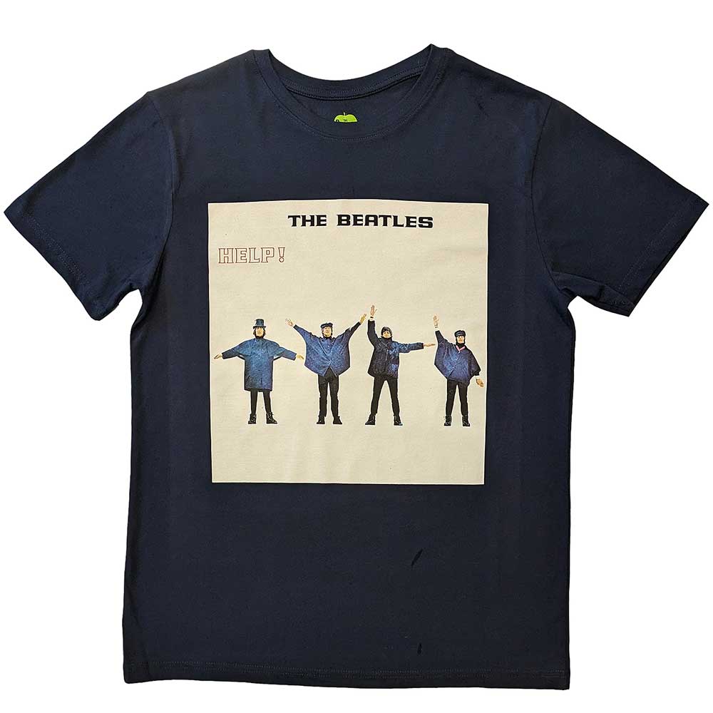 The Beatles - Help! Album Cover - T-Shirt Blue