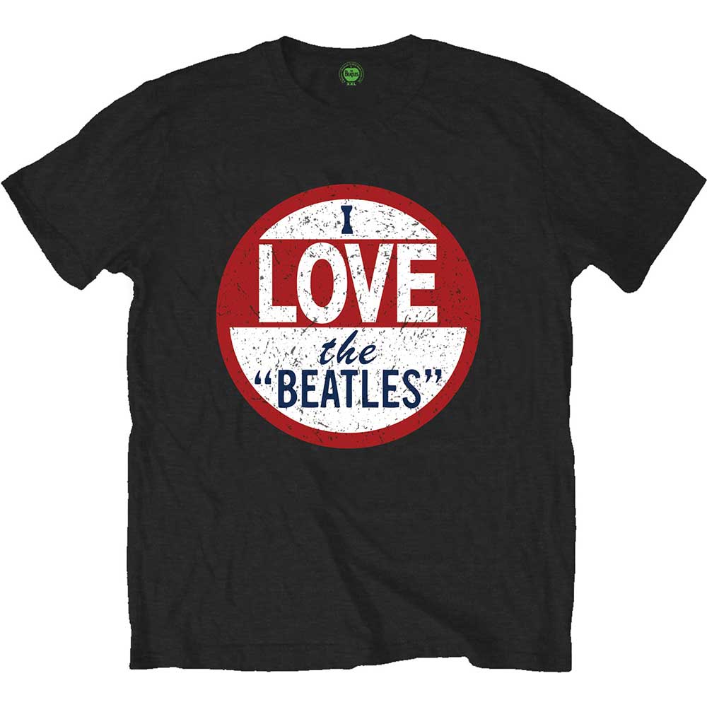 The Beatles - I love The Beatles - T-Shirt Black