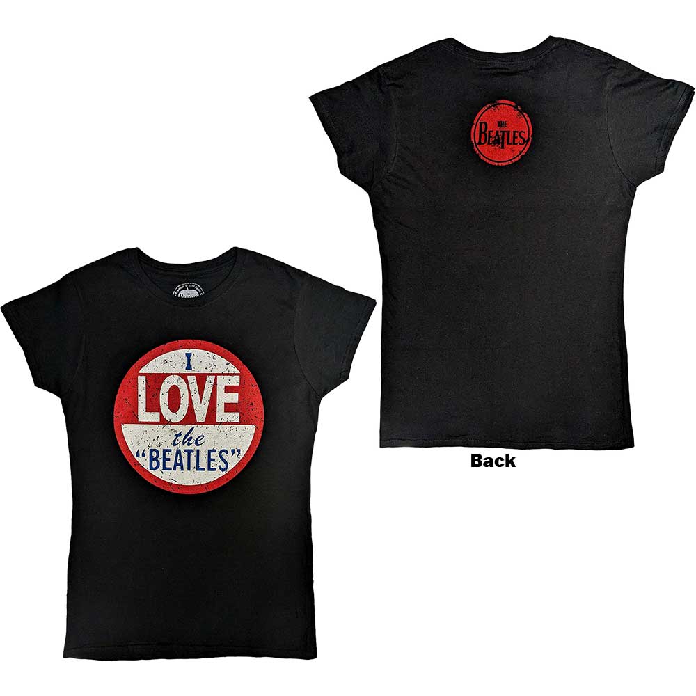 The Beatles - I Love The Beatles - T-Shirt Black
