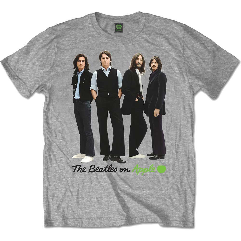 The Beatles - Iconic Colour - T-Shirt Grey