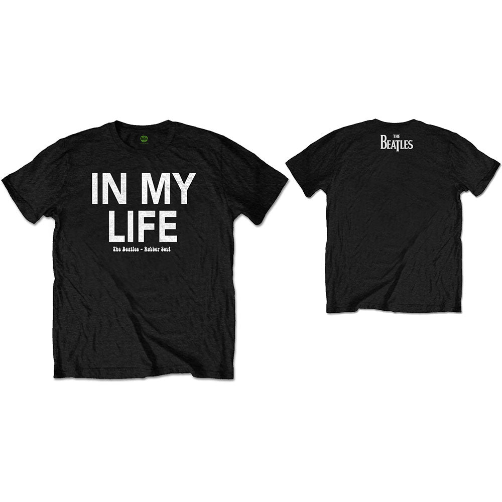 The Beatles - In My Life - T-Shirt Black