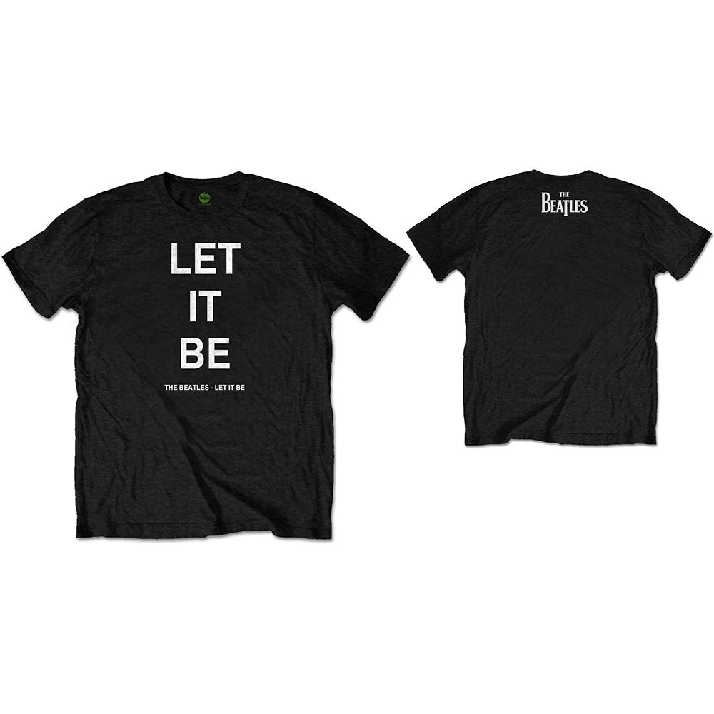 The Beatles - Let It Be - T-Shirt Black