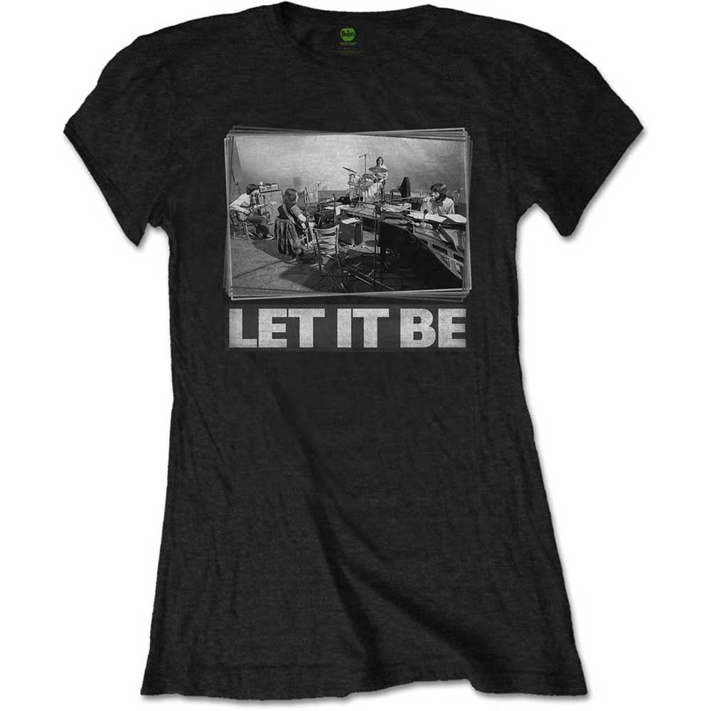 The Beatles - Let It Be Studio - T-Shirt Black