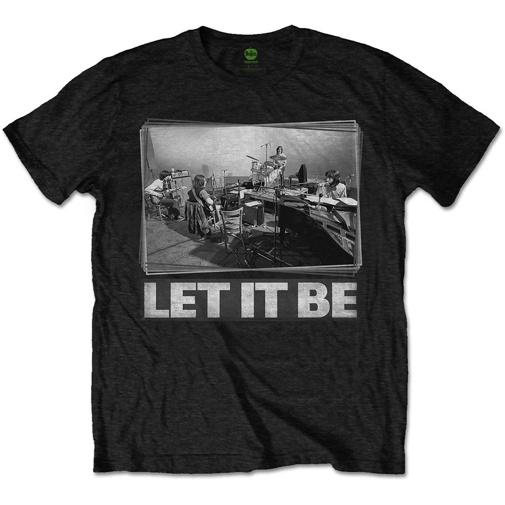 The Beatles - Let It Be Studio - T-Shirt Black